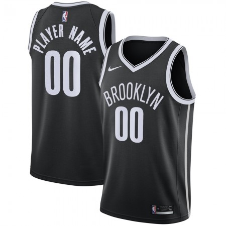 Herren NBA Brooklyn Nets Trikot Benutzerdefinierte Nike 2020-2021 Icon Edition Swingman